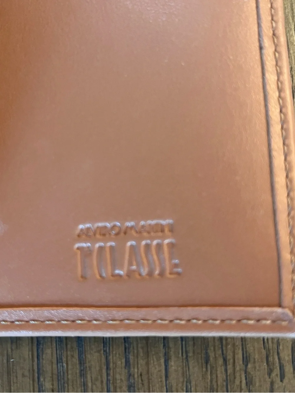 NWT Alviero Martini 1ª Classe Geo Map Continental Wallet Tan Brown Leather Italy